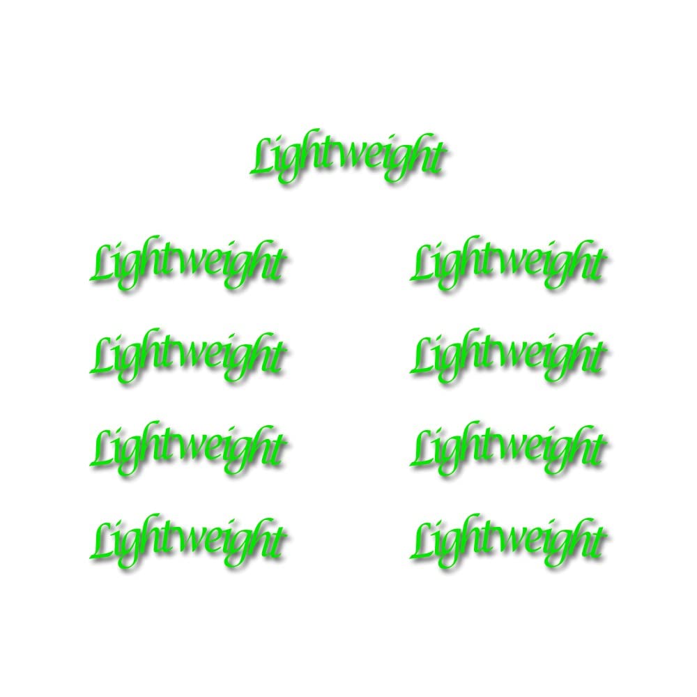Stickers jante Lightweight 50mm autocollants vélo imperméables