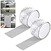 Nastro Ripara Zanzariere，2 PCS Aggiornato Nastro in Fibra di Vetro per Finestre Schermo Patch Adesivo ，Forte per Riparazione di Finestre e Porte Anti-Zanzara Insetto