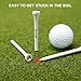 Arttodo Premium Bamboo Wood Golf Tees, 10 Units, 83mm (3-1/4
