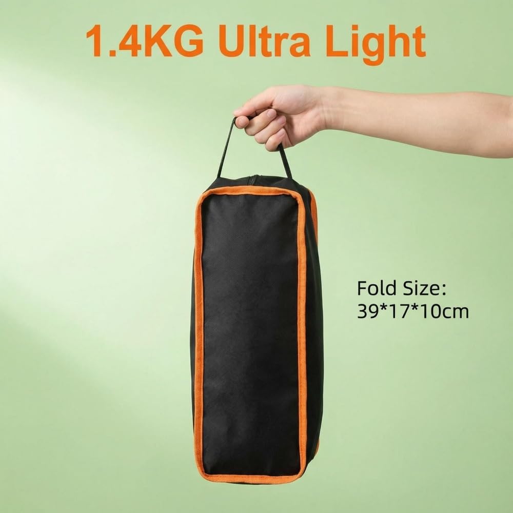 PQETBV Sillas de Playa Plegables Portátil, Compacta y Ultraligera, Silla Plegable Camping con Bolsa de Transporte para Exteriores, Camping, Campismo, Picnics, Pesca — view 5