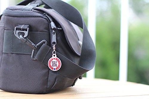 Dynotag® Web Enabled Smart Medical Id/Emergency Information Round Steel Tag - 30 Mm. Includes Lobster Clasp, With Dynoiq™ & Lifetime Service. #TOP7