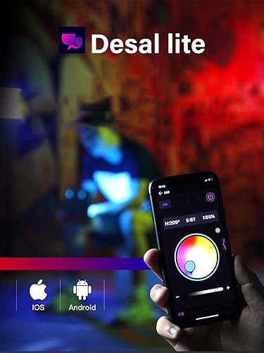 Miniatura 2 de fotoconic Falcon Eyes F7 II 12W RGB LED Video Light, DeSal Lite App Control 2500K-9000K CRI 96+, HSIRGBLEERosco Mode