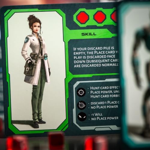 Geek Attitude Games: Not Alone Remastered - Asymmetric Bluffing & Deduction Card-Board Game, Hunt or Be Hunted, Space Survival, Ages 10+, 2-7 Players — view 7