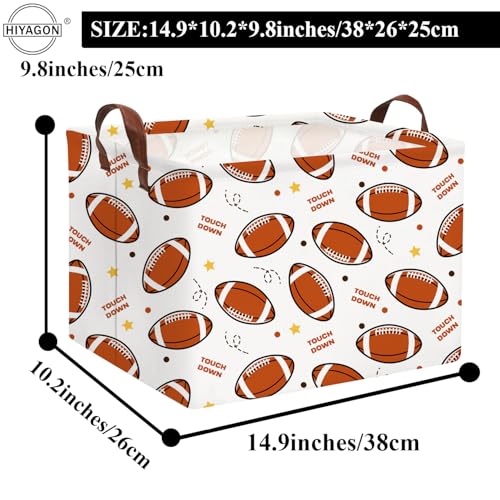Image of Rectangular Ball Easter Basket Baby Kids Storage Basket for Boys Dinosaur Room Decor Cute Toy Storage Organizer Bins Bedroom(Sports)
