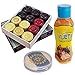 Metallic India Carrom Combo P - 70 g Disco Carrom Poudre 1 Set Carrom-Men Coins & 1 Acrylique Striker en Bois