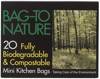 Indaco Bag-to-nature Certified Compostable and Biodegradable Mini Kitchen Bags