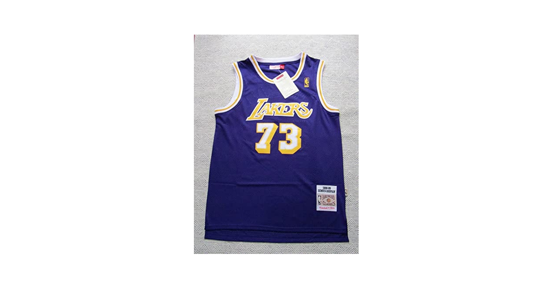 新品未使用品　NBA ロサンゼルスレイカーズ　デニス・ロッドマン　ジャージ 正規品 NBA ロサンゼルスレイカーズ デニス・ロッドマン - メルカリ