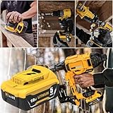 Powayup 2Pack 5.0Ah Replacement for Dewalt 18V Battery DCB185 DCB184 DCB180 DCB181 DCB182 DCB183 for Dewalt Battery 18V DCB201 DCB200 DCB203 DCB204 - Image 7