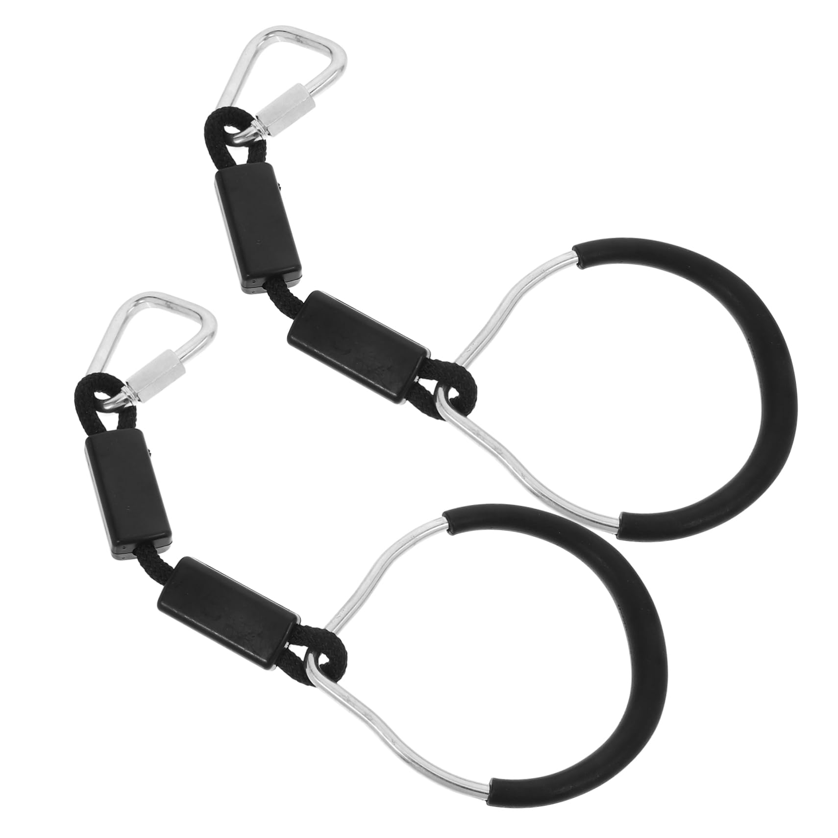 GOOHOCHY 2pcs Colorful Swing Gymnastic Rings for Kids Outdoor Playset Round Swings for Kids Play Set