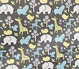 IBraFashion Toddler Pillowcases for Boys and Girls 14x19 For 13x18, 12x16 Pillow 100% Cotton Animals in the Jungle Printings Set of 2