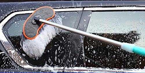 JISHUQICHEFUWU Autolavaggio Gambo Spazzola Lungo