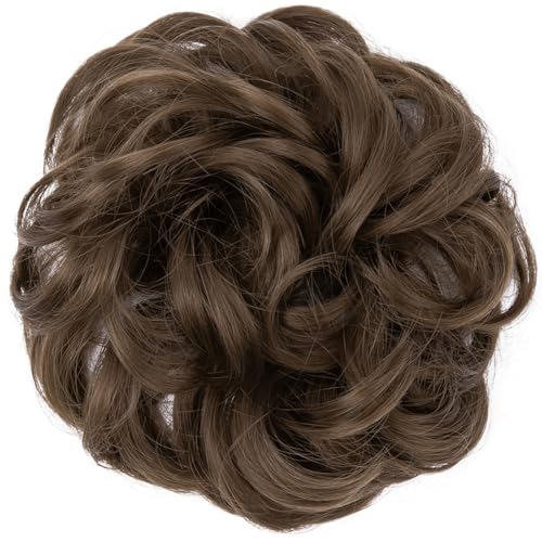 EIYVPRA Capelli Chignon Finti Capelli Veri Elastico Posticcio Per Capelli Sintetici Extension Per Chignon Coda di Cavallo Per Donna Ragazze