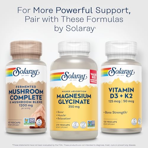 SOLARAY Fermented Mushroom Complete Capsules