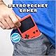 Silvergear® Analogue Pocket Konsole Retro | mit 240 Klassichen Spielen l Handheld Spielekonsole l Mini Game Konsole l Tragbare Retro Videospielekonsole | 12,5x8x2,3 cm | Rot