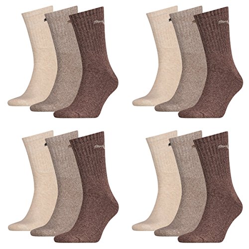 Chaussettes Puma Quarter courtes de sport mixtes en lot de 3 paires unies