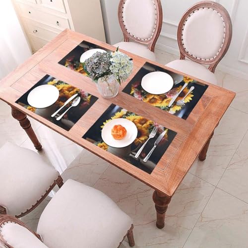 Set de table lavable et antidérapant en PVC pour protéger votre mobilier de cuisine
