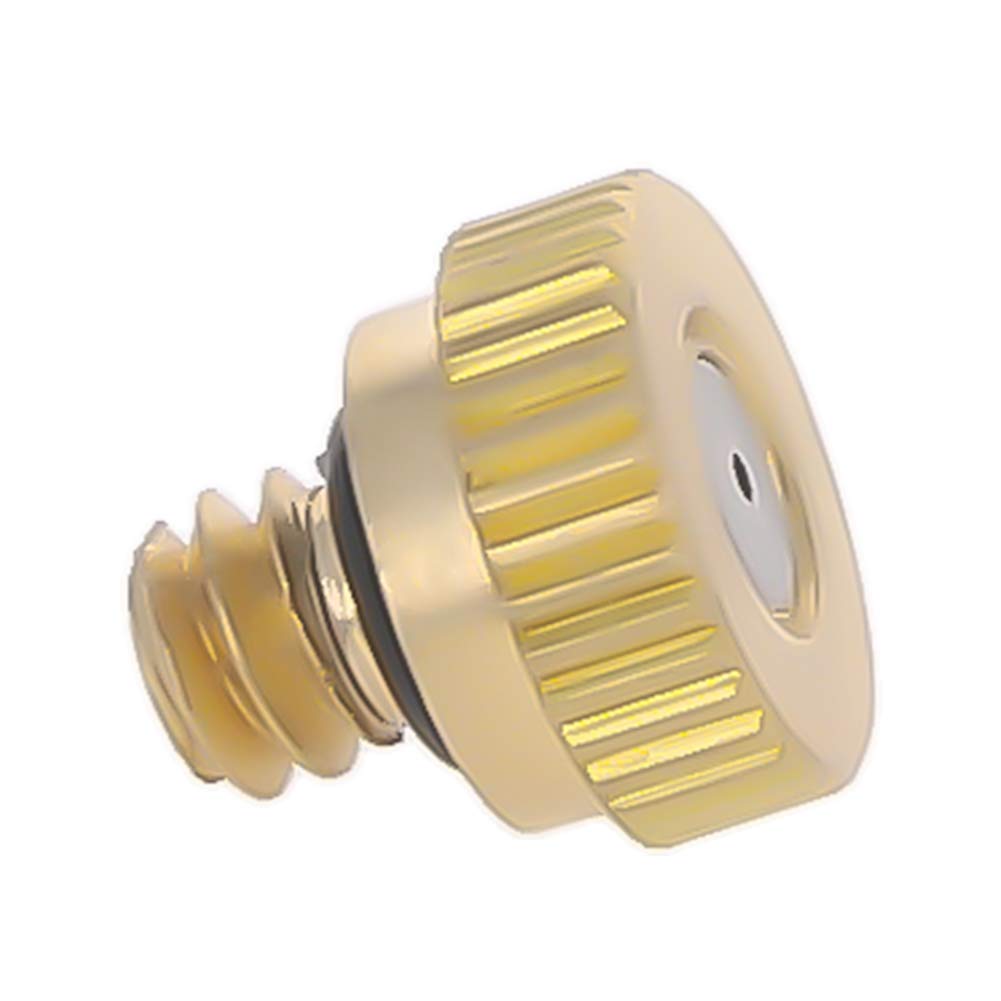 MroMax Lot de 10 buses de brumisation en laiton - Filetage 3/16 - Diamètre de l'orifice de 0,8 mm - Têtes de rechange pour système de refroidissement extérieur, serre, aménagement paysager, contrôle