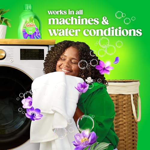 Gain Liquid Laundry Detergent with Odor Defense, Moonlight Breeze Scent, Laundry Soap For HE Washing Machines, 132 fl oz, 100 Loads (Packaging May Vary) - image 9