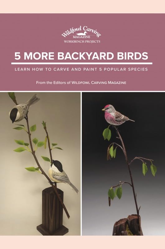 5 More Backyard Birds: Learn How to Carve and Paint 5 Popular Species