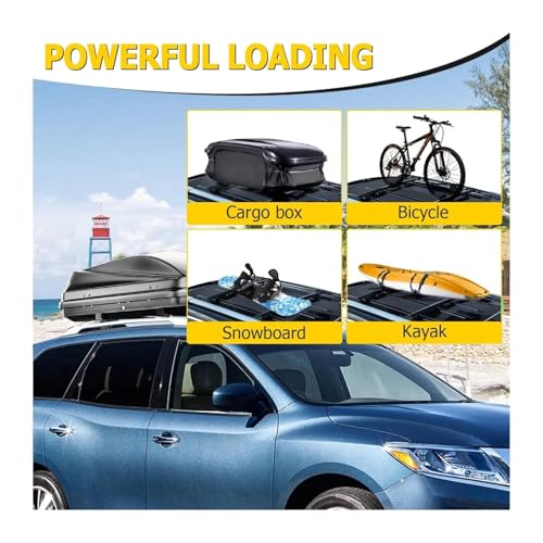Barras de techo Nissan Pathfinder解决空间不足, Soporte 68 Kg SUV 5