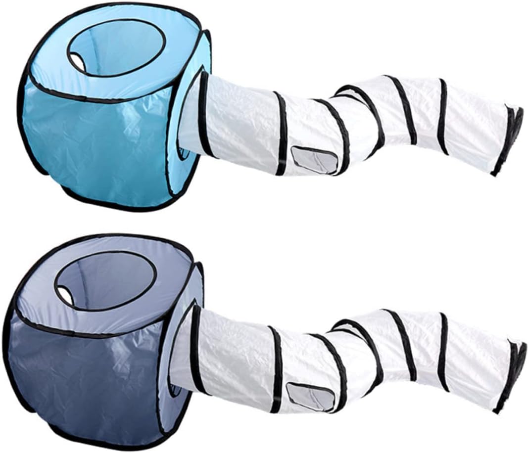 Interactive Cat Tunnel s Shape Tube Toys Cat Playing Tunnel Pet Toys Space-Saving Design