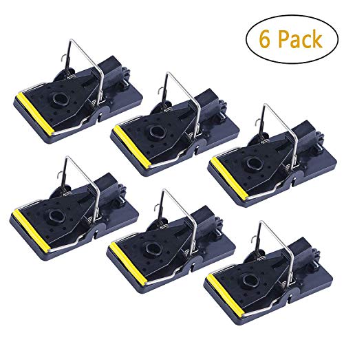 Preisvergleich Produktbild Spalexe Mäusefalle, 6 Stück Profi-MäUsefalle, Effektive einfaches Hygienisch und wiederverwendbar Rattenfalle in Haus und Garten Drinnen Draußen