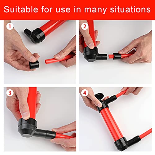 Tryfun Multi-Purpose Oil Fluid Extractor, Fluid Syringe Pump Manual Suction Vacuum For Cars, Boats, Farm Equipment, Industrial Gear Boxes, Motor Vehicles, Oil Change Evacuation Hand Pump (Red) #TOP2