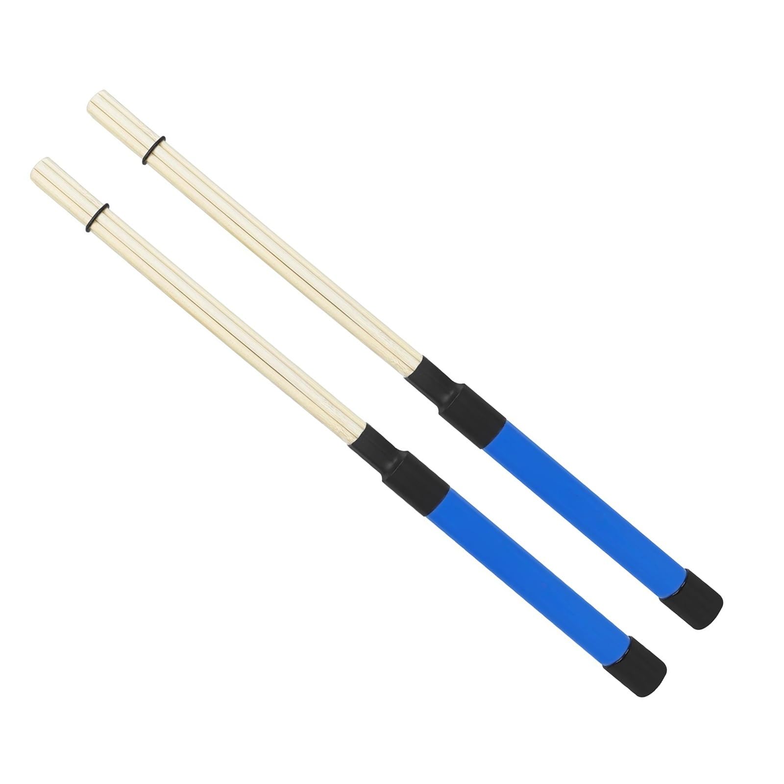Akcesoria Perkusyjne 1 Para Pałeczek Bambusowych Zestaw Wielu Prętów Pałki Do Perkusji Jazzowej Szczotki Pręty Części Perkusyjne (Color : Blue)