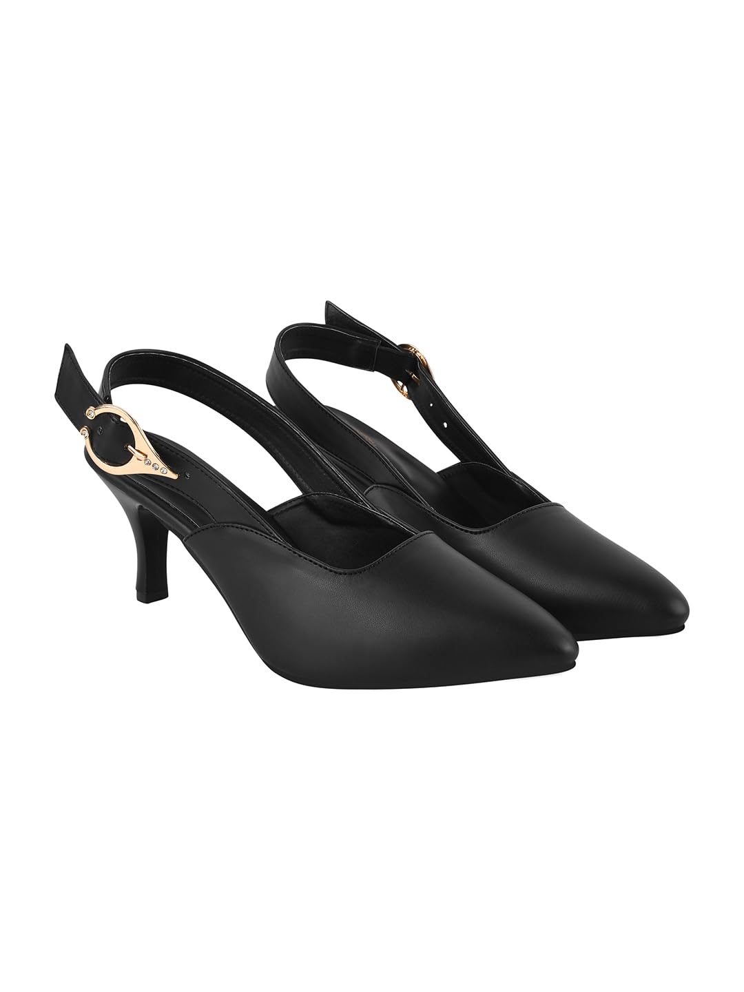 Shoetopia Side Buckle Detailed Black Pumps for Women & Girls /UK2-EU35 (B0CHVVC2Q3) Amazon Price History, Amazon Price Tracker
