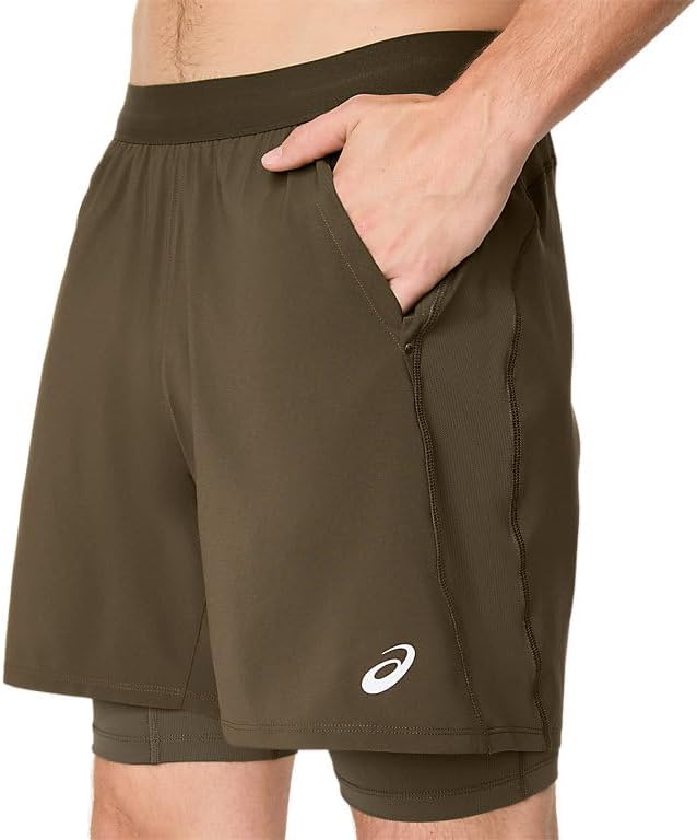 ASICS Men's Road 2-N-1 7IN Short Running Apparel