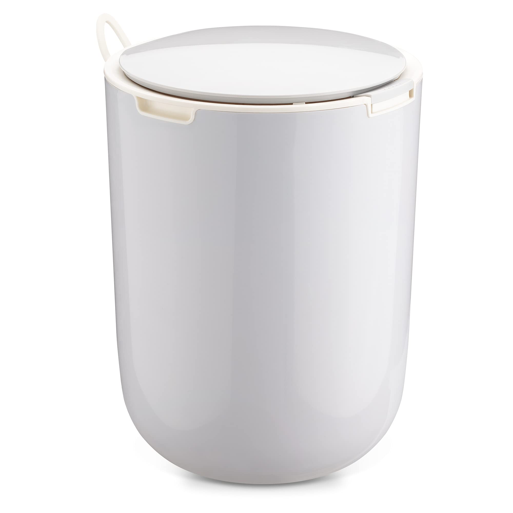 Buy Navaris Bathroom T Can with Lid 2.1 Gallon Garbage Bin with Press