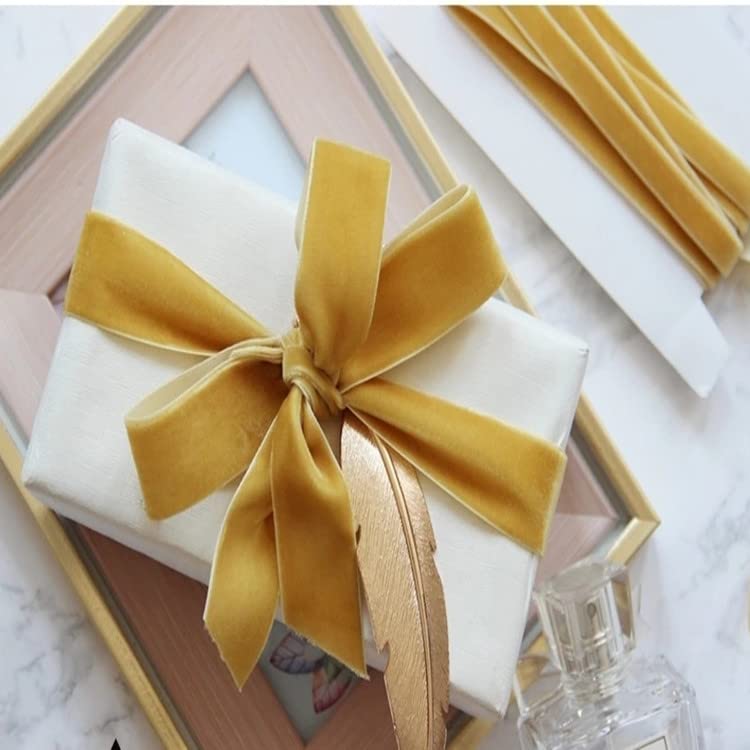 LIZLOVESS Lot De 24 Rubans De Velours De Cuivre De 12,7 X 17,8 Cm - Nœuds En Cuivre Préfabriqués Pour Sapin De Noël, Décorations à Suspendre Pour Emballage Cadeau, Couronnes, Travaux Manuels