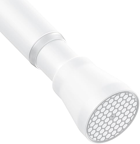 Miniatura 15 de AIZESI Barra de Cortina de Tensión Ajustable con Resorte para Ventanas de 28 a 48 Pulgadas, Sin Perforación, Diámetro de 7/8", Barra de Cortina