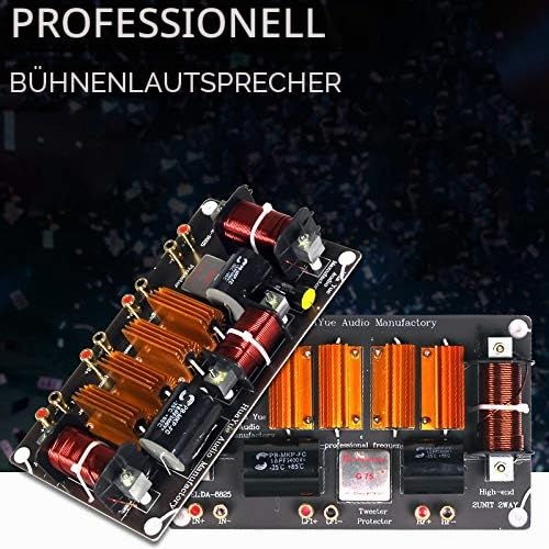 1500 W High Speaker Crossover 3 Wege High-Low 8 Ohm Frequenzteiler für Lautsprecher, Frequenzweiche 1600/2800 Hz