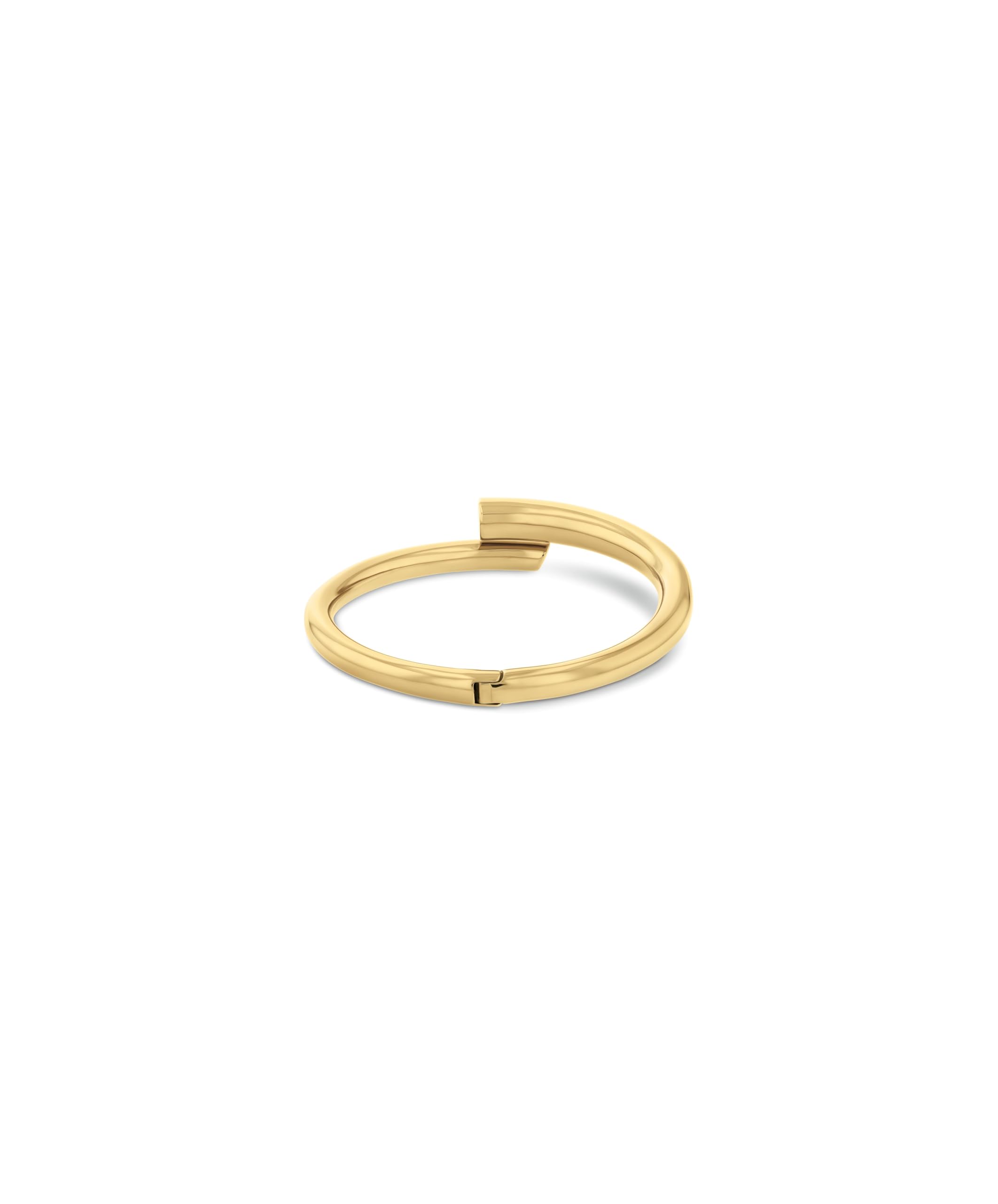 Calvin Klein Bracciale Rigido da Donna Collection CK SPIRAL in Acciaio Inossidabile - Disponibile in Versione Oro o Argento
