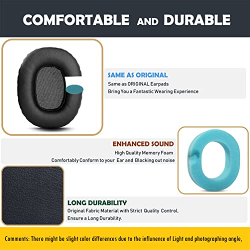 HTINDUSTRY Premium Earpads Replacement Cushions Compatible with Marshall Monitor Over-Ear Stereo Headphones Ear pads with Softer Protein Leather/Memory Foam - Image 3