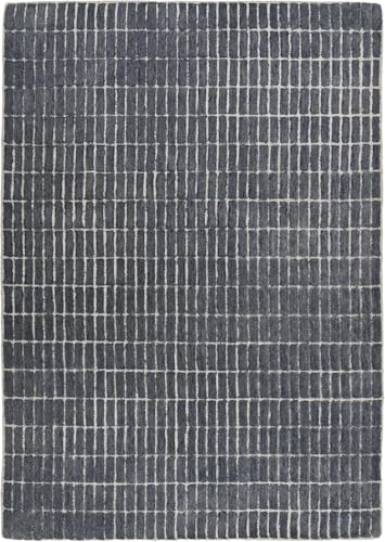 RUGORIA Geometric Grid 8'x10' Smoke