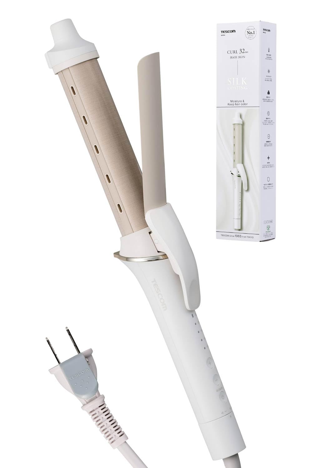 Amazon.co.jp: テスコム (TESCOM) ヘアアイロン コテ 32mm マイナス
