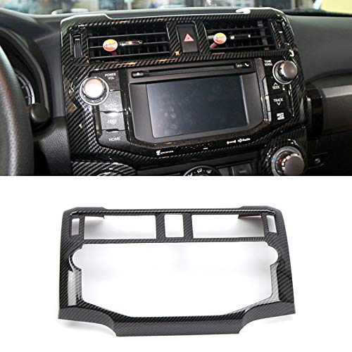 ITrims for Toyota 4Runner Car Accessories GPS Dashboard Navigation Console Panel Cover Trim ABS Car Accessories Decor for Toyota 4Runner 4WD N280 2014-2019