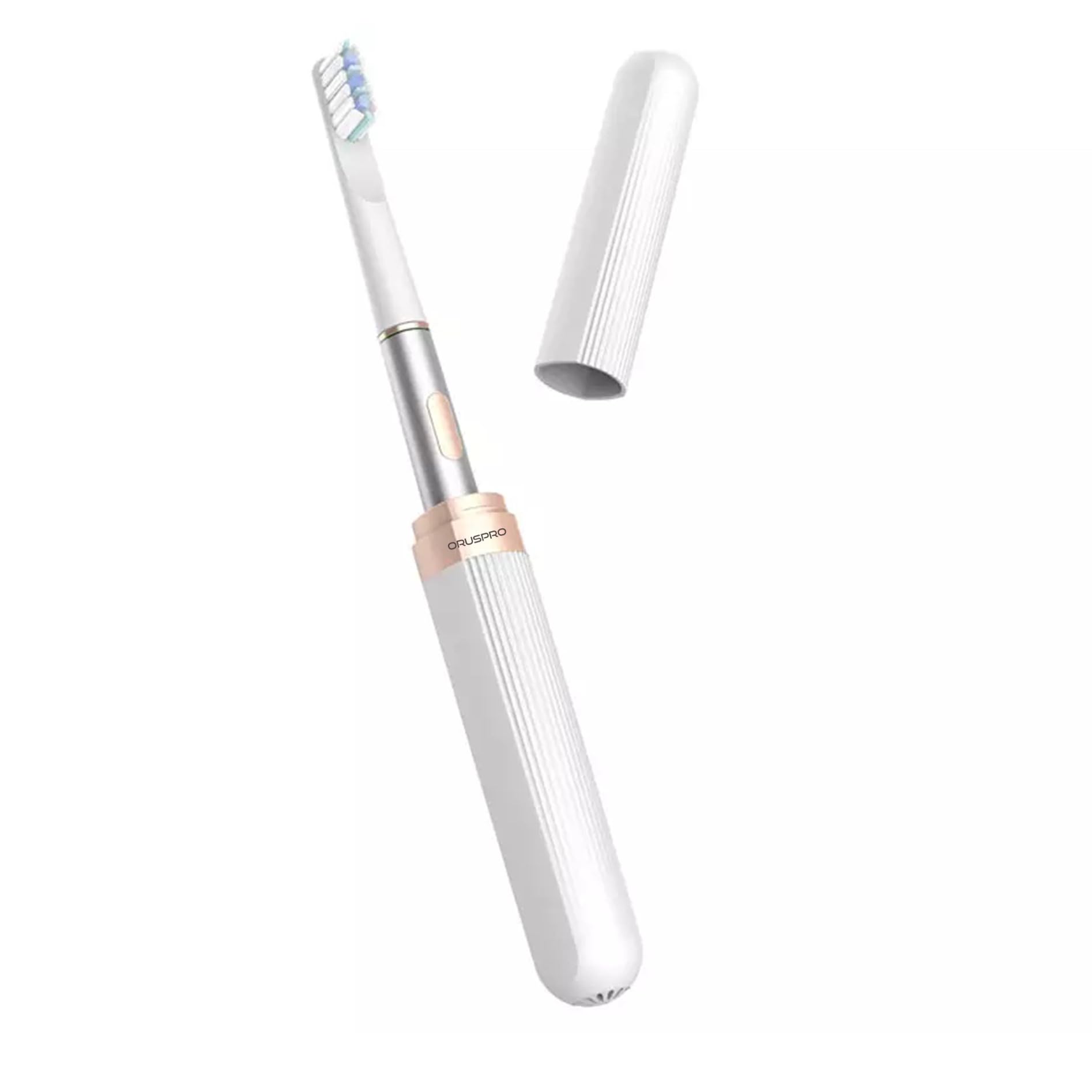 TRAVEL Spazzolino elettrico ricaricabile portatile con custodia da viaggio, piccolo e comodo