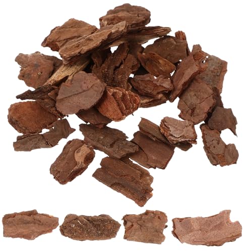 BEBEMOKO 1 paquete de mesa de arena para manualidades, materiales de corteza de árbol, acentos de paisaje rústico, esenciales para paisajismo escénico, 50 g, 18