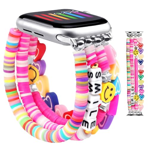 JR.DM Beaded Bracelet Compatible with Apple Watch 40mm 38mm...