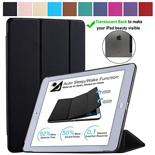 Image of DuraSafe Cases for iPad 9.7 inch Old Model 4 3 2 Gen PC Case A1458 MD513HN /A A1416 MC705HN /A MD328HN /A MD336HN /A A1395 MC769HN /A MC954HN /A MC979HN /A A1459 MD514HN /A MD511HN /A MD515HN /A - Black