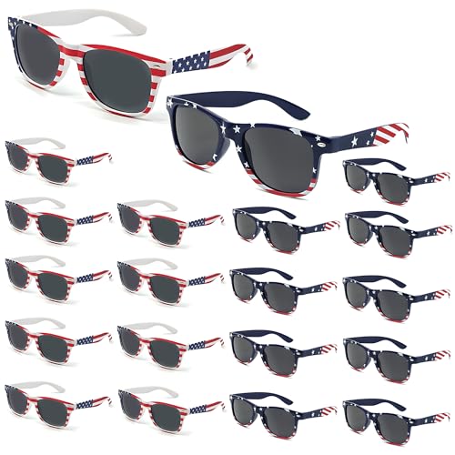 SIEYEWER American Flag Sunglasses 4th of July Accessories for women USA Patriotic Sunglasses Bulk for Men