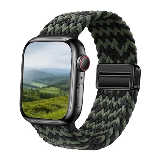 WOXDECO �R���p�`�u�� Apple Watch �o���h �i�C���� ���C�z���� ���v�o���h41mm/40mm/38mm,49mm/46mm/45mm/44mm/42mm �Ή� �j�����p �t�ďH�~�ɍœK
