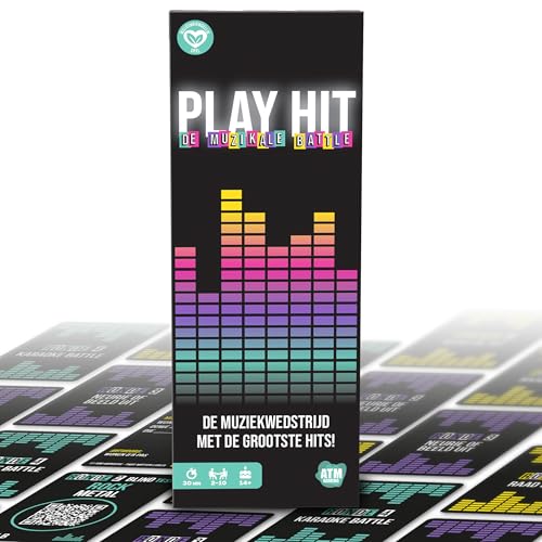 Play HIT – Muzikaal spelletje voor volwassenen en tieners – karaokequiz voor feestjes – 2 tot 10 spelers – Leuk en dynamisch – Perfect voor spelletjesavonden, gezinnen en vrienden