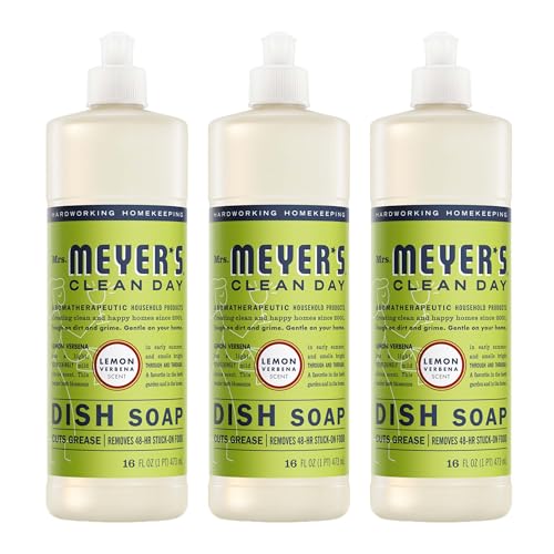 MRS. MEYER'S CLEAN DAY Liquid Dish Soap, Lemon...