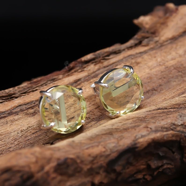Boucles d'oreilles quartz citron argent pour rayonner au quotidien - 3