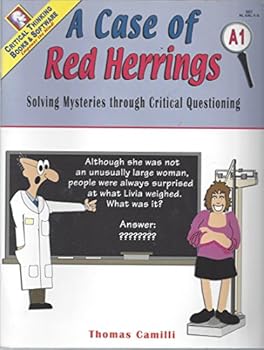 Paperback A Case of Red Herrings: Solving Mysteries Through Critical Questioning, Book A1 (Grades 4-6) Book