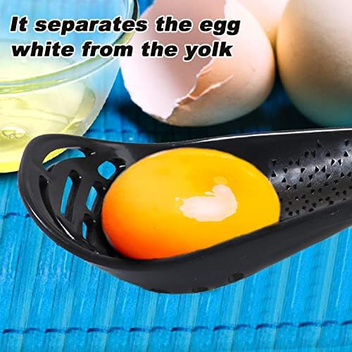TBoxBo 6 Pack Multifunctional Kitchen Cooking Spoon,with 6 White Hooks,Colander Skimmer Scoop,Food-Grade Strainer Grater Masher,Premium Slotted Spoon Used for Cooking, Draining, Mashing, Grating
